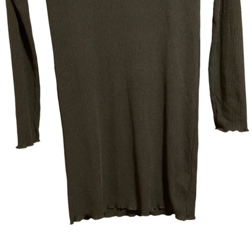 Sparkz Copenhagen Rachel Mini Dress Turtleneck Ribbed Black Medium‎ Whimsigoth